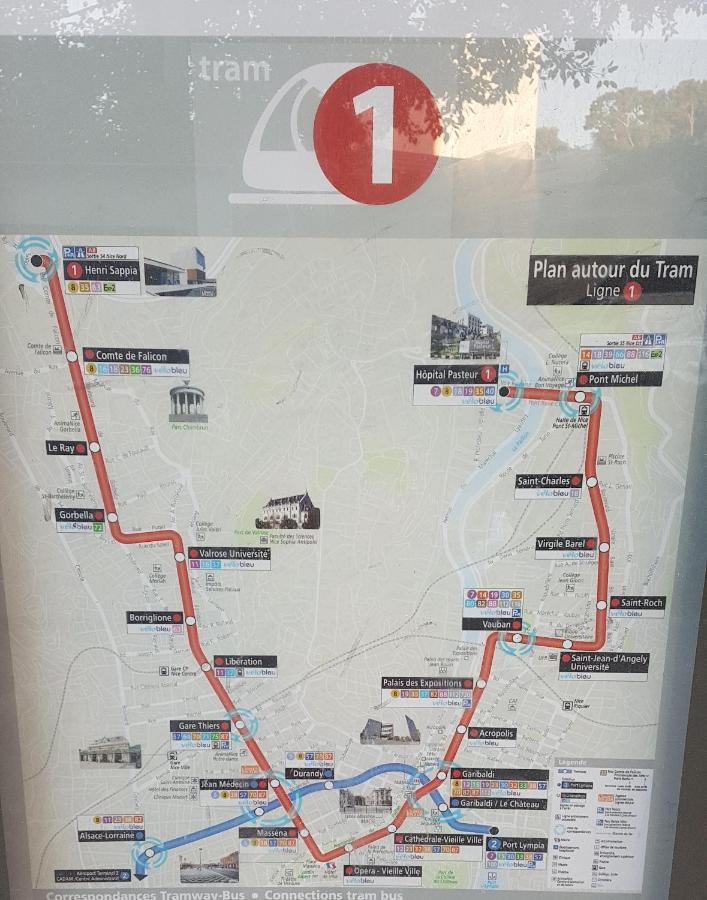 New Cheap Private Room, Kitchen , Overwieuw Sea,Tram On Spot, 12 Minutes From Nice Train Station With Tram , Beach In 17 Min Tram , Chambre Privee Pas Cher, Cuisine Equipee , Tram Sur Place, Apercu Mer, 12 Min De La Gare De Nice Avec Le Tram, 17 Min 外观 照片